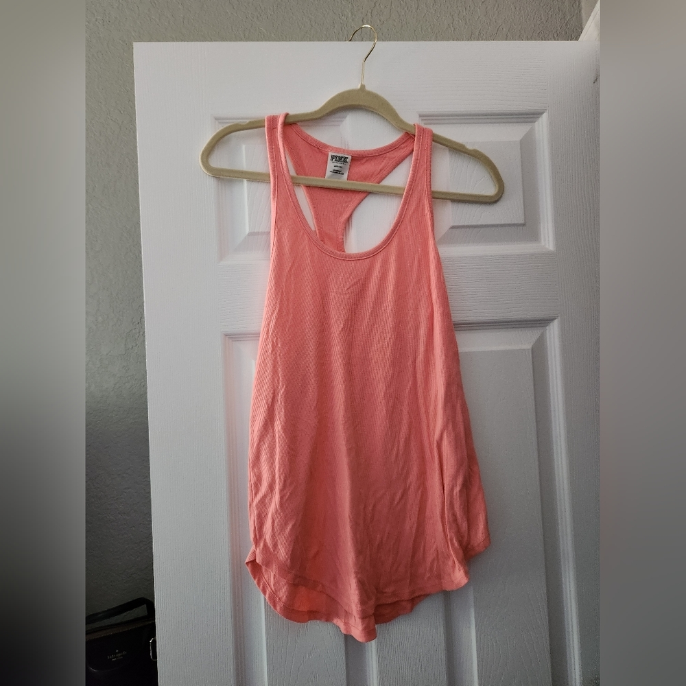 Peachy-Pink Pink Tank Top